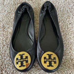 Tory Burch Black Flats Size 6.5